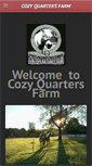 Mobile Screenshot of cozyquartersfarm.com